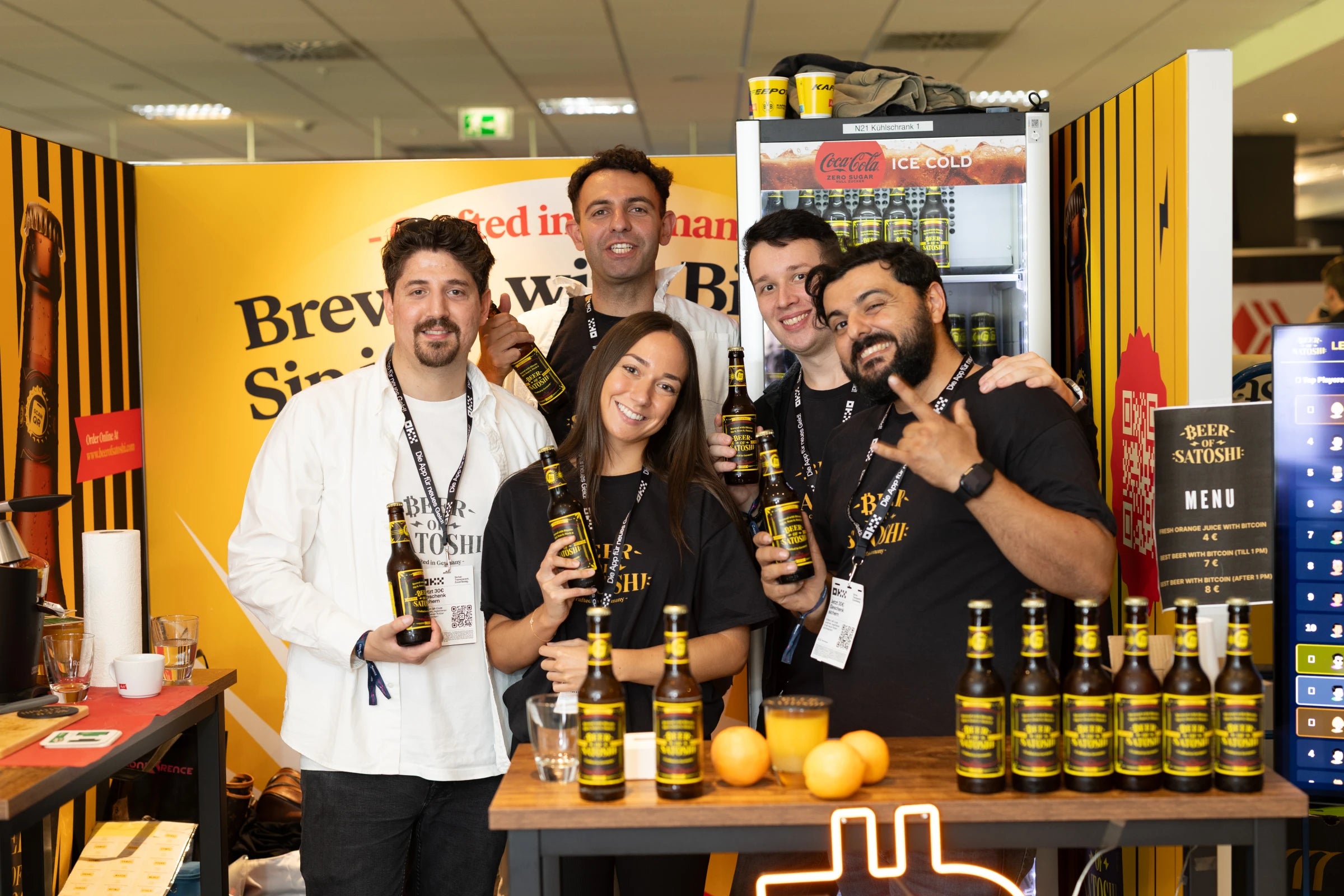 The Beer of Satoshi team together at CONF3RENCE Dortmund